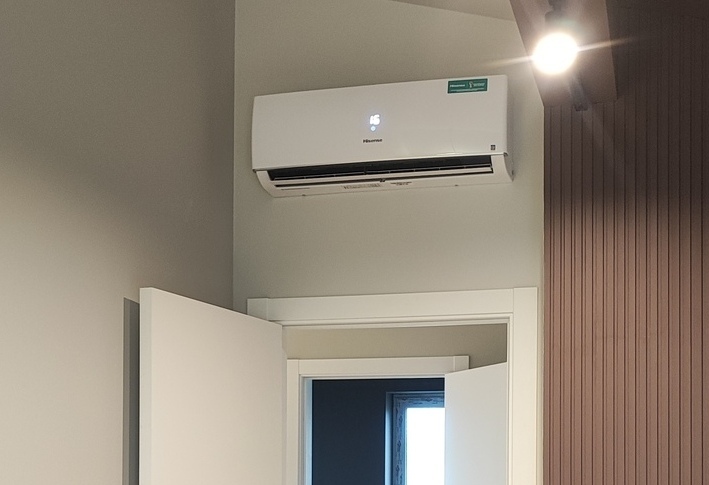 монтаж муульти-сплит системы хайсенс в коттедже Hisense кондиционер монтаж